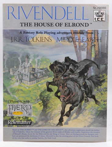 Rivendell: The House of Elrond (Middle Earth Role Playing/MERP #8080), by Angus McBride, Peter C. Fenlon, Terry K. Amthor