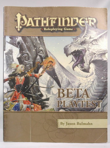 Pathfinder Roleplaying Game Beta, by Bulmahn, Jason