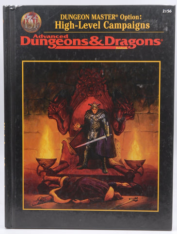 Dungeon Master Option: High-Level Campaigns - Advanced Dungeons & Dragons, Rulebook/2156, by Skip Williams