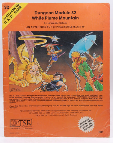 White Plume Mountain (Advanced Dungeons & Dragons Module, No. S2), by Lawrence Schick
