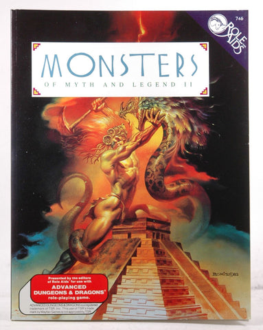 Monsters of Myth and Legend II (Role Aids), by Staff
