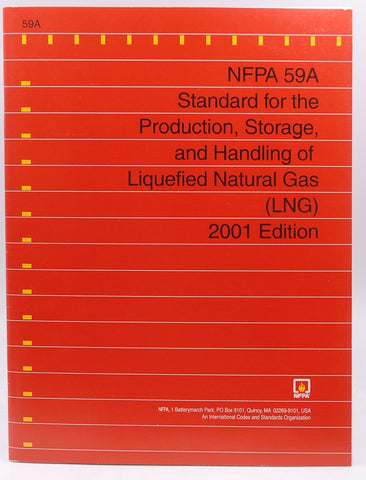 2001 NFPA 59A Standards for Liquefied Natural Gas, by NFPA