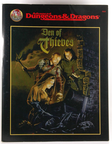 AD&D 2e Den of Thieves VG+, by Wes Nicholson