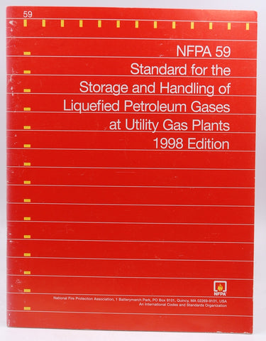 1998 NFPA 59 Utility LP-Gas Plant Code, by NFPA