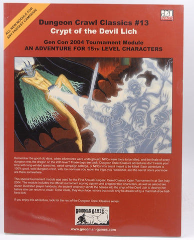 Dungeon Crawl Classics #13: Crypt of the Devil Lich, by Doyle, Chris