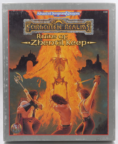 AD&D 2e Ruins of Zhentil Keep VG+ Forgotten Realms, by Greenwood, et al