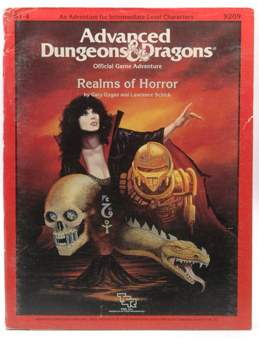 Realms of Horror (Advanced Dungeons and Dragons Module S1-4), by Gygax, Gary