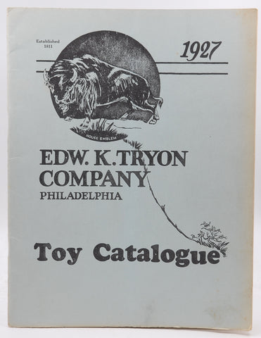 1927 Edw. K. Tryon Company Toy Catalogue Philadelphia, by Tryon
