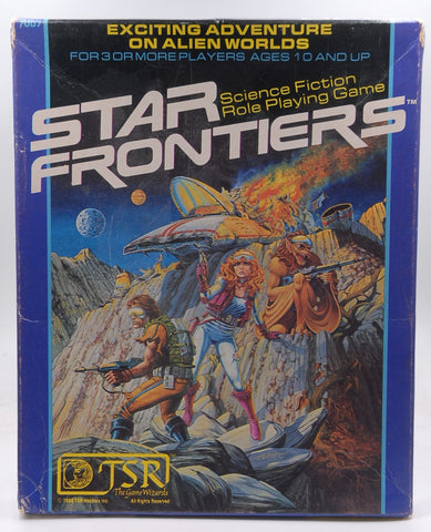 Star Frontiers Original Edition Box Set TSR incomplete Fair+, by