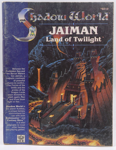 Jaiman, Land of Twilight (Shadow World Exotic Fantasy Role Playing Environment, Stock No 6010), by
