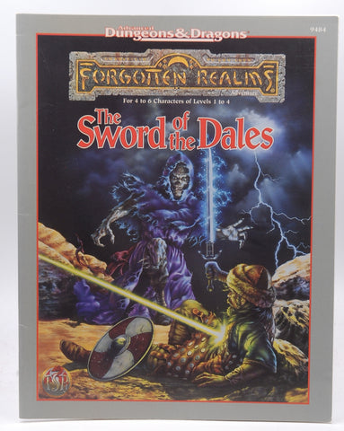 The Sword of the Dales (Advanced Dungeons & Dragons/Forgotten Realms), by Butler, James