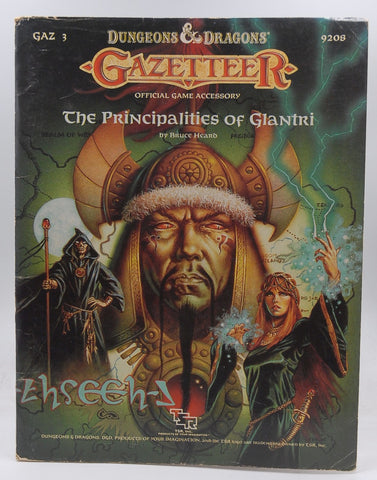 The Principalities of Glantri (Dungeons and Dragons Fantasy Roleplaying, Gazateer GAZ3), by Heard, Bruce