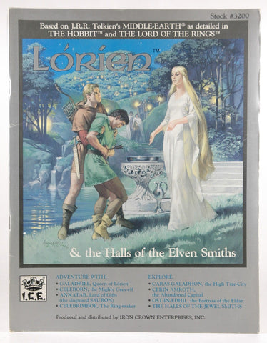 Lorien and the Halls of the Elven Smiths (Middle Earth Role Playing/MERP #3200), by Angus McBride,S. Coleman Charlton,Terry K. Amthor