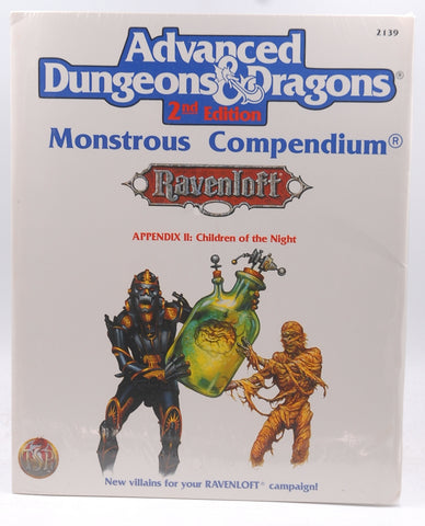 AD&D 2nd Ed Monstrous Compendium Children of the Night Appendix II SW, by Staff