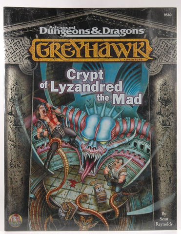 Crypt of Lyzandred the Mad (AD&D 2nd Ed Fantasy Roleplaying, Greyhawk Setting), by Reynolds, Sean K.