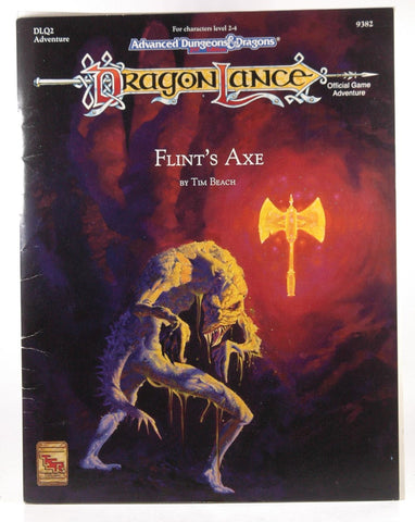 Flint's Axe (Dlq2 Advanced Dungeons & Dragons, 2nd Edition, 9382), by Beach, Tim