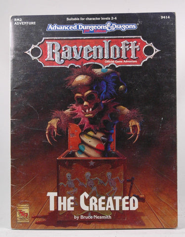 RM2 AD&D Ravenloft The Created TSR, by Bruce Nesmith
