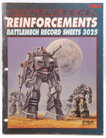 Battletech Reinforcements - Battlemech Record Sheets 3025, by The Staff of FASA Corp.