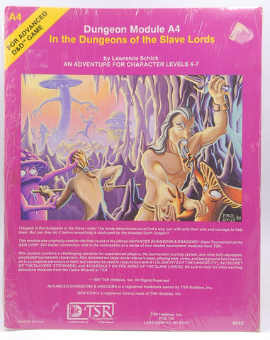 AD&D A4 In the Dungeons of the Slave Lords SW Sticker, by Lawrence Schick