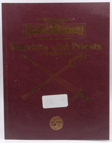 Warriors and Priests of the Realms (Advanced Dungeons & Dragons: Forgotten Realms), by Terra, John