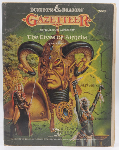 The Elves of Alfheim (Dungeons & Dragons Fantasy Roleplaying, Gazetteer GAZ5, Bk+Map), by Perrin, Steve