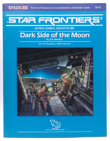 Dark Side of the Moon (Star Frontiers Module SFAD6), by Jim Bambra