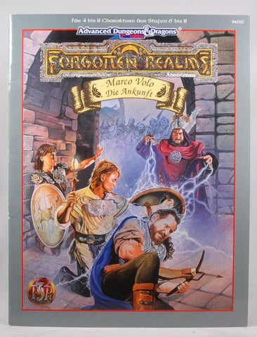 AD&D German Marco Volo The Arrival - Die Ankunft TSR lvl 4-8, by Anthony Pryor