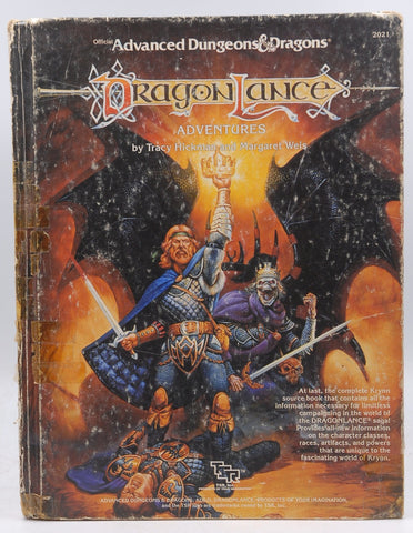 AD&D Dragonlance Adventures Fair, by Tracy Hickman, Margaret Weis