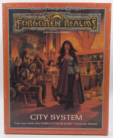 City System Map Set (Advanced Dungeons & Dragons Forgotten Realms Accessory), by Greenwood, Ed