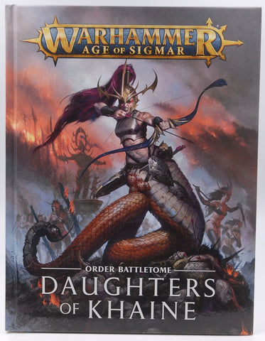 Warhammer Age of Sigmar Battletome Daughters of Khaine Book, by Staff
