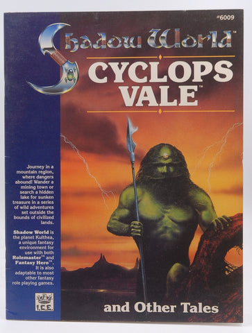 Cyclops Vale and Other Tales Shadoworld RPG, by Staff