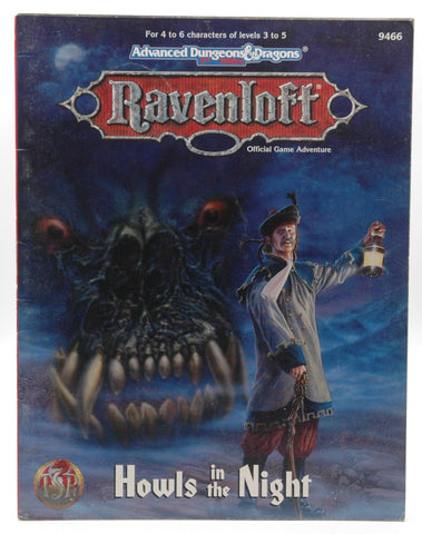 Howls in the Night (AD&D 2nd Ed Fantasy Roleplaying, Ravenloft Adventure), by McComb, Colin