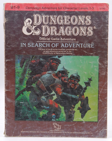 In Search of Adventure: The Grand Duchy of Karameikos Anthology (Dungeons and Dragons Supermodule B1-9), by Tabat, Stephanie
