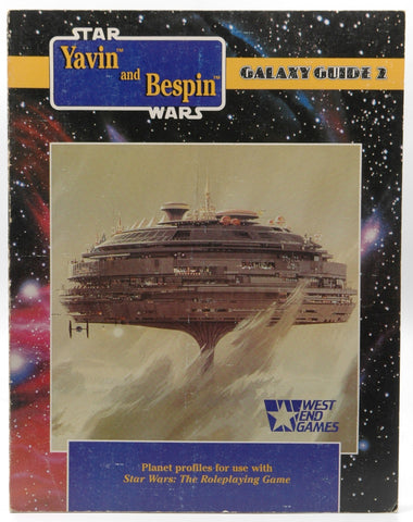 Galaxy Guide 2: Yavin and Bespin (Star Wars), by C.J. Tramontana, Bill Slavicsek, Christopher Kubasik, Jonatha Caspian