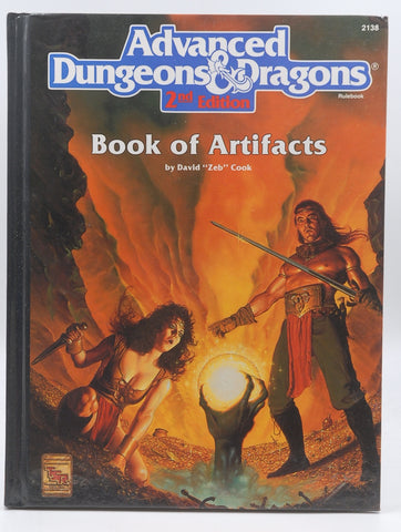 Book of Artifacts (Advanced Dungeons & Dragons/Rulebook), by Cook, David "Zeb"