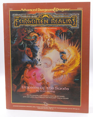 Empires of the Sands (AD&D Fantasy Roleplaying, Forgotten Realms Adventure, FR3), by Haring, Scott