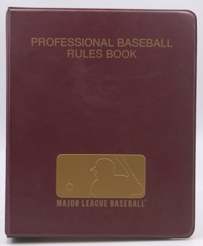 1988 Professional Baseball Rules Book, by Major League Baseball
