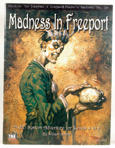 Madness in Freeport : a D20 System Adventure, by Simoni, William
