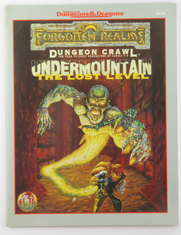 AD&D Dungeon Crawl The Lost Level Undermountain, by Schend  