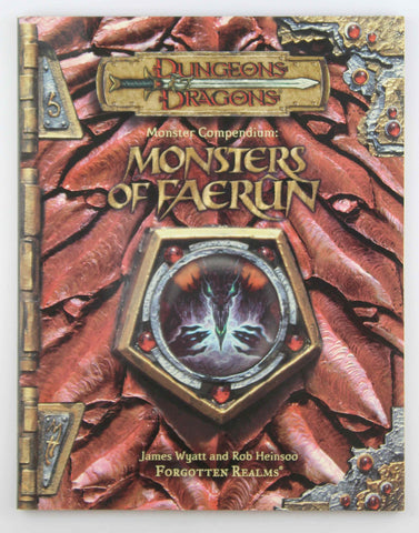 Monster Compendium: Monsters of Faerun (Dungeon & Dragons d20 3.5 Fantasy Roleplaying), by Heinsoo, Rob, Wyatt, James  
