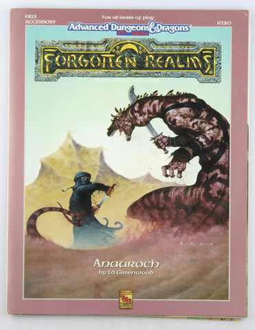 Anauroch (Advanced Dungeons and Dragons : Forgotten Realms Accessory), by Denning, Troy  