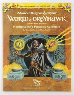 AD&D Greyhawk WG5 Mordenkainen's Fantastic Adventure VG, by Robert J Kuntz, Gary Gygax  