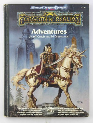 AD&D Forgotten Realms Adventures VG, by Grubb, Greenwood  