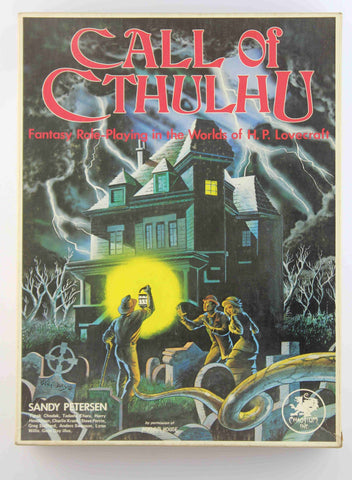 Call of Cthulhu Fantasy RPG 1981 1st Edition, by Sandy Petersen  