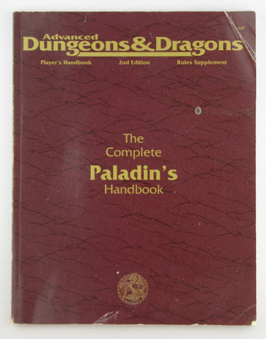 AD&D Complete Paladin's Handbook (Advanced Dungeons & Dragons 2nd Edition) by C.Anthony Pryor (1994-12-31), by   