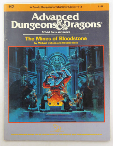 AD&D H2 The Mines of Bloodstone Complete VG, by Dobson, Niles  