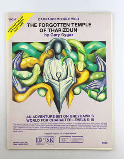AD&D WG4 The Forgotten Temple of Tharizdun VG+, by Gary Gygax  
