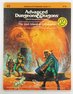 AD&D C3 The Lost Island of Castanamir VG, by Ken Rolston  