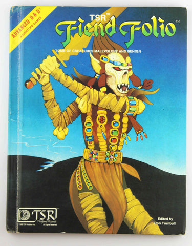 Fiend Folio: Tome of Creatures Malevolent and Benign: (Advanced Dungeons and Dragons), by   
