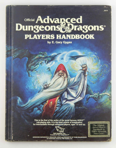 AD&D Players Handbook Updated Cover, by Gary Gygax  
